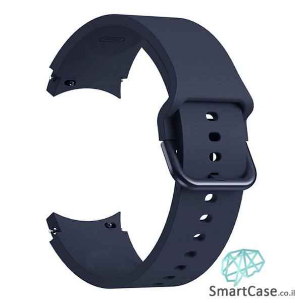 רצועת סיליקון חלקה בצבע Midnight blue עם אבזם מעוגל לשעוני גלקסי ווטש 4 רצועת סיליקון חלקה בצבע Midnight blue עם אבזם מעוגל לשעוני גלקסי ווטש 4