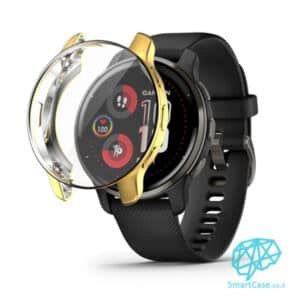 כיסוי היקפי מלא מסיליקון Gold שעון גרמין Garmin Venu 2 Plus