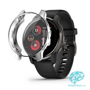 כיסוי היקפי מלא מסיליקון Silver שעון גרמין Garmin Venu 2 Plus