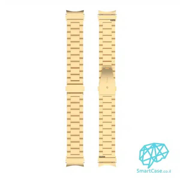 רצועת ברזל חוליות בצבע Gold לשעוני גלקסי ווטש 4 רצועת ברזל חוליות בצבע Gold לשעוני גלקסי ווטש 4