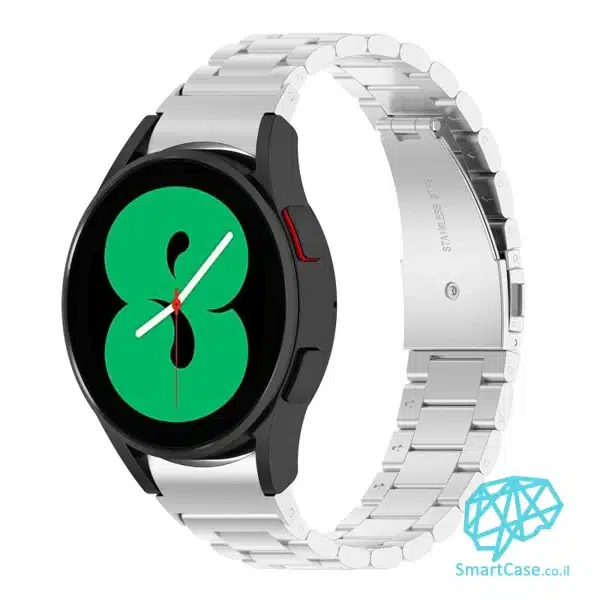 רצועת ברזל חוליות בצבע Silver לשעוני גלקסי ווטש 4