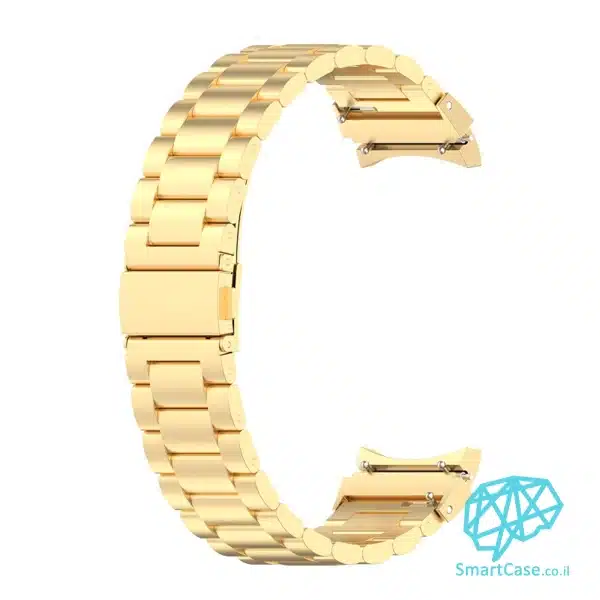 רצועת ברזל חוליות בצבע Gold לשעוני גלקסי ווטש 4 רצועת ברזל חוליות בצבע Gold לשעוני גלקסי ווטש 4