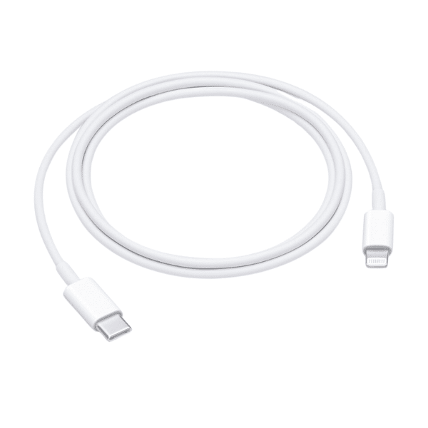 כבל USB-C to Lightning מקורי למוצרי אפל באורך 1 מטר שנה אחריות יבואן רשמי