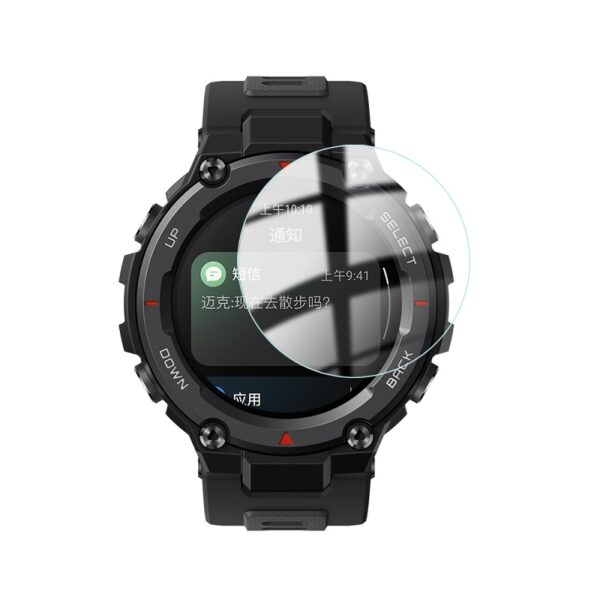 מגן מסך זכוכית לשעון מדגם Amazfit T-Rex