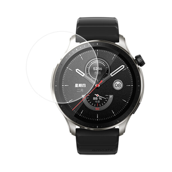 מגן מסך זכוכית לשעון מדגם Amazfit GTR 4