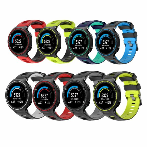 רצועת סיליקון לשעון Garmin Forerunner 735XT/630/620/235/230/220 שני צבעים
