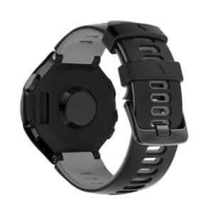 Black grey רצועת סיליקון לשעון Garmin Forerunner 735XT/630/620/235/230/220 שני צבעים