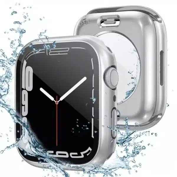 כיסוי זכוכית היקפי 360 נגד מים עבור שעון אפל ווטש 9 אפל ווטש 8 אפל ווטש 7