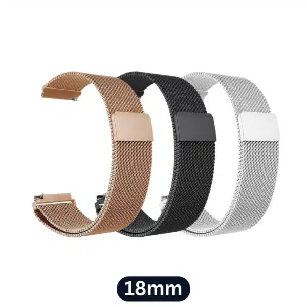 רצועה ברזל מגנט לשעון גרמין 18mm