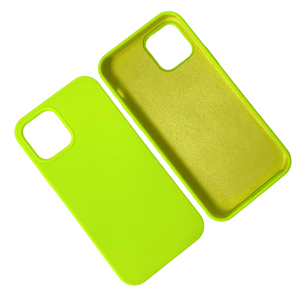 כיסוי לאייפון 11/12/13 סיליקון עם מגע קטיפה Green #14 כיסוי לאייפון 11/12/13 סיליקון עם מגע קטיפה Green #14