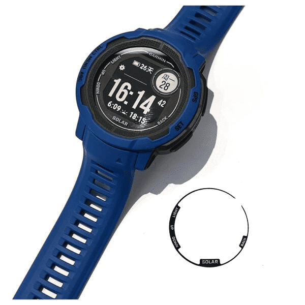 מגן מסך זכוכית Garmin instinct 2s Solar PMMA מגן מסך זכוכית Garmin instinct 2s Solar PMMA