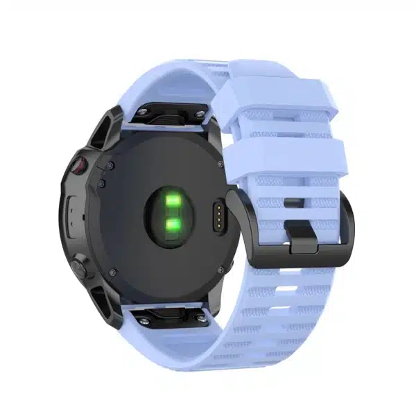 רצועת סיליקון לשעוני גרמין פניקס Garmin Fenix 5 6 7 Lake blue 22mm רצועת סיליקון לשעוני גרמין פניקס Garmin Fenix 5 6 7 Lake blue 22mm