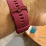 רצועת סיליקון בורדו עם אבזם Quick Release 22mm photo review