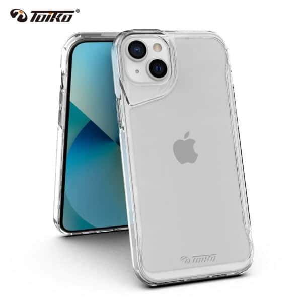 ⁦כיסוי לאייפון iPhone 15 Pro שקוף קשיח Toiko Titan⁩ – תמונה ⁦2⁩