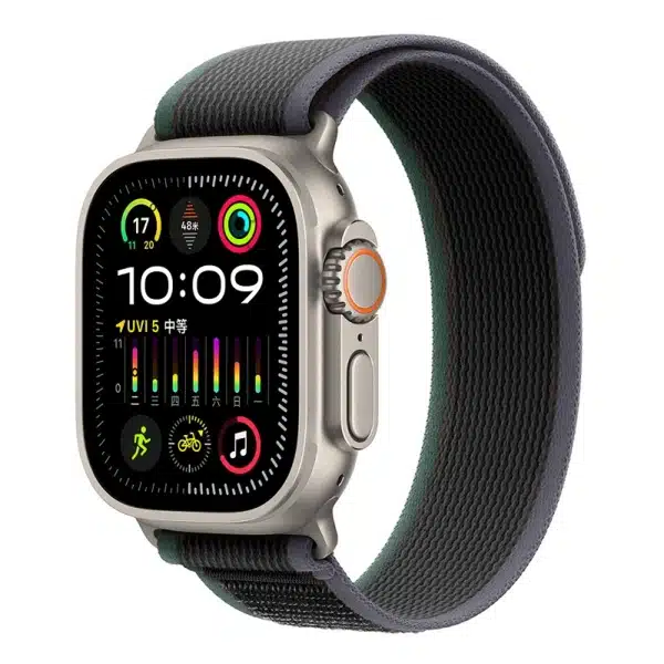 רצועת Trail Loop בד אפל ווטש אולטרה לשעוני אפל ווטש Blue/Black