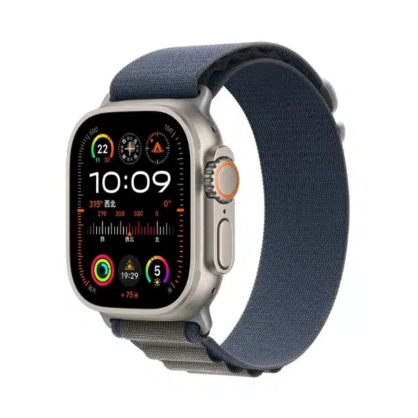 רצועת Alpine Loop בד אפל ווטש אולטרה לשעוני אפל ווטש Blue