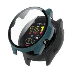 כיסוי היקפי מלא זכוכית Garmin forerunner 165 Pine green