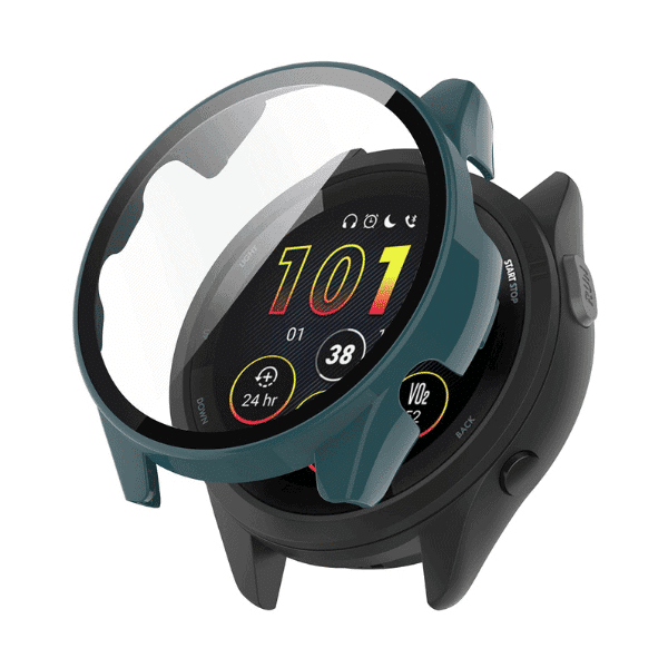כיסוי היקפי מלא זכוכית Garmin forerunner 165 Pine green
