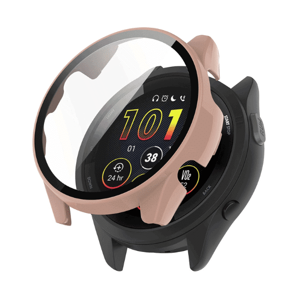 כיסוי היקפי מלא זכוכית Garmin forerunner 165 Pink