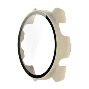 כיסוי היקפי מלא זכוכית Garmin forerunner 165 Ivory white