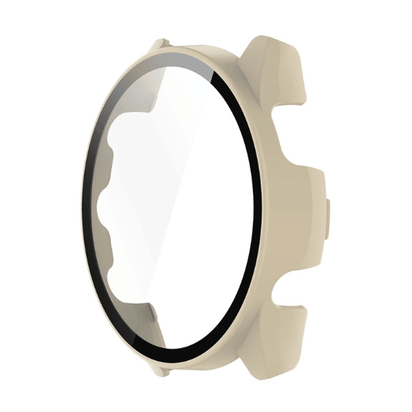 כיסוי היקפי מלא זכוכית Garmin forerunner 165 Ivory white