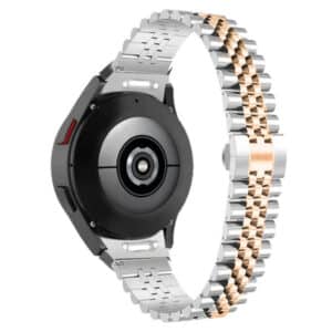 רצועה לשעון גלקסי ווטש 4/5/6 Five Beads ברזל OneClick כסוף זהב ורדים