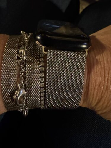 רצועה לאפל ווטש 40/41/42mm ברזל מגנט Silver photo review