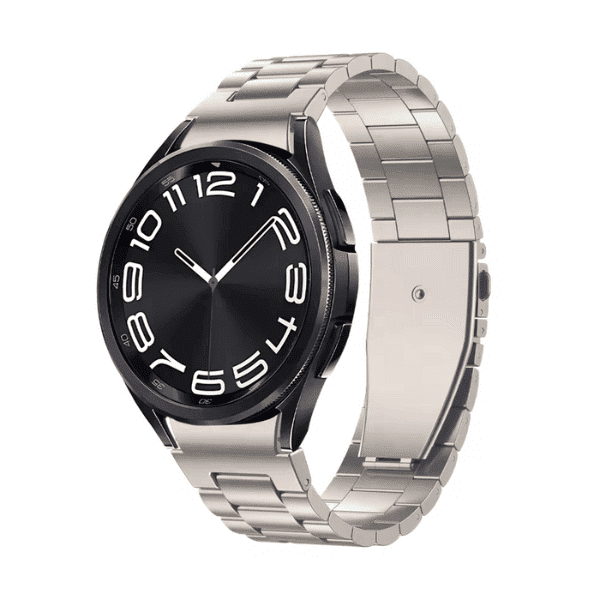 רצועת ברזל חוליות OneClick בצבע Starlight לגלקסי ווטש 4/5/6