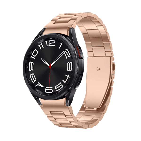 רצועת ברזל חוליות OneClick בצבע Rose Gold לגלקסי ווטש 4/5/6 רצועת ברזל חוליות OneClick בצבע Rose Gold לגלקסי ווטש 4/5/6