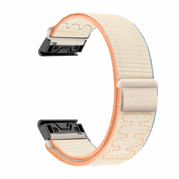 רצועה לשעון גרמין ניילון QuickFit 22MM צבע 07# Milk