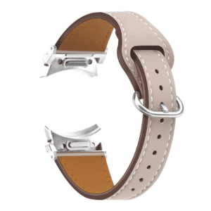 רצועה לשעון גלקסי ווטש 4/5/6 עור צרה OneClick בצבע Starlight
