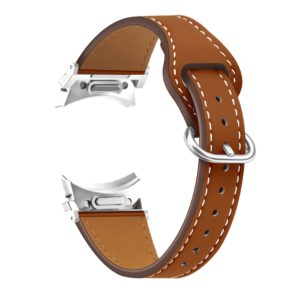 רצועה לשעון גלקסי ווטש 4/5/6 עור צרה OneClick חום רצועה לשעון גלקסי ווטש 4/5/6 עור צרה OneClick חום