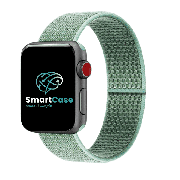 רצועה לאפל ווטש ניילון ירוק 16# Marine Green