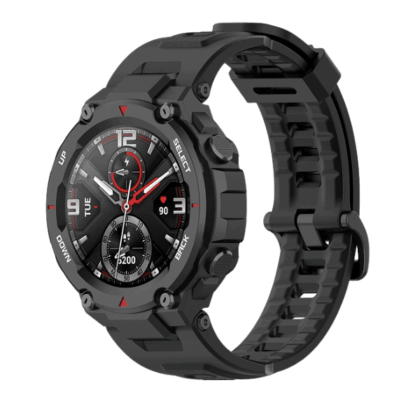 רצועת סיליקון Black עם אבזם לשעוני Amazfit T-Rex
