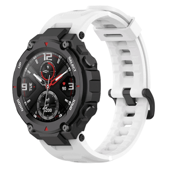 רצועת סיליקון White עם אבזם לשעוני Amazfit T-Rex