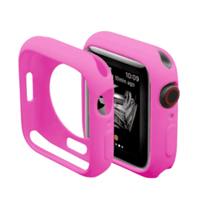 כיסוי סיליקון חלקי 44mm אפל ווטש Barbie pink