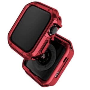 כיסוי סיליקון חלקי ברגים 44mm אפל ווטש Red
