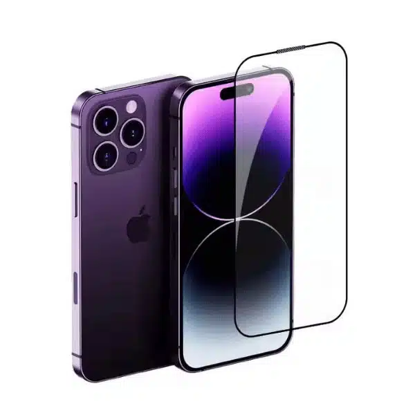 ⁦2 יחידות מגן מסך לאייפון זכוכית מלאה iPhone 16 Pro Max⁩ – תמונה ⁦2⁩
