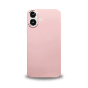 כיסוי סיליקון לאייפון iPhone 16 Plus ורוד פודרה Velox