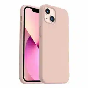 כיסוי סיליקון לאייפון iPhone 16 Pro Max מגע קטיפה Pink Sand