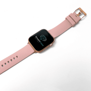 רצועת סיליקון Slim לאפל ווטש 40/41/42mm ורוד עם אבזם Rose Gold