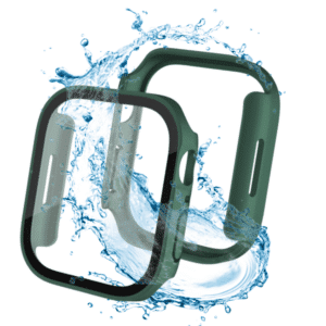 כיסוי מגן לשעון אפל ווטש 10 46mm נגד מים IP68 מרובע ירוק כהה