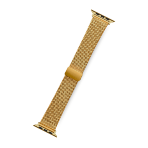 רצועה לאפל ווטש 40/41/42mm ברזל Mesh סגירה מגנטי זהב