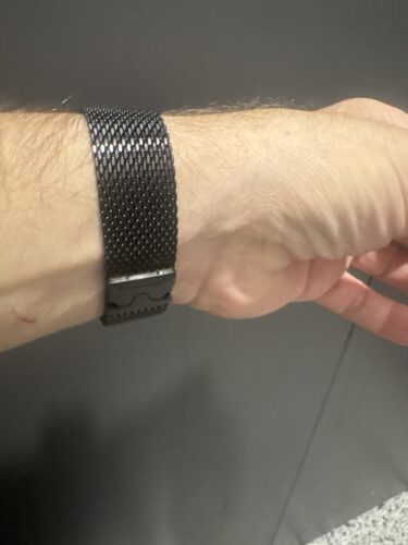 רצועת ברזל מגנט Mesh Quick Release 20mm שחור photo review