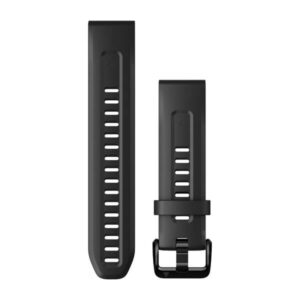 רצועת סיליקון מקורית לשעוני גרמין QuickFit 20MM יבואן רשמי Black