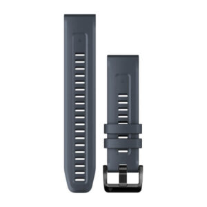 רצועת סיליקון מקורית לשעוני גרמין QuickFit 22MM יבואן רשמי Granite Blue