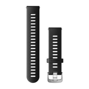 רצועת סיליקון מקורית Quick Release 20mm מבית Garmin יבואן רשמי Black