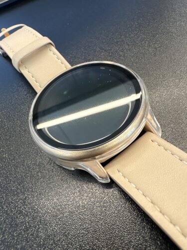 Click to view full screen כיסוי היקפי מלא זכוכית שקוף Garmin Vivo Active 6 photo review