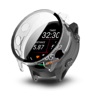 כיסוי היקפי מלא זכוכית Garmin Forerunner 570 42mm שקוף