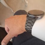 רצועה לשעון סמסונג גלקסי ווטש 8 Three beads ברזל חוליות Black photo review